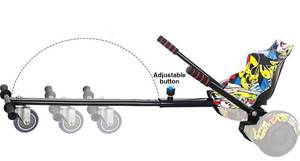 lot 5879 image: Hoverboard and Hoverkart Zip Around While Seated