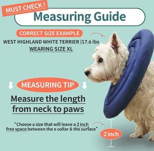 lot 5959 image: ARRR Comfy UFO Pet Recovery Collar, Water-Resistant Soft Adjustable Protective Dog Neck Donut E-Collar for Small and Medium Dogs and Cats After Surgery Safe Alternative Cone (Navy, XL)