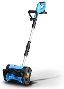 lot 5996 image: AlphaWorks Snow ThrowerHandheld Electric Shovel, Cordless DC 20V, Removable Battery, Lightweight  10 x 5 Clearing, 25 ft Throwing Distance, 300 lbsMin