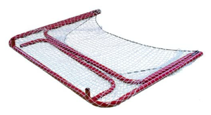 lot 6714 image: Park & Sun Sports Street Ice Hockey Goal with Folding Steel Frame and Nylon Bungee Slip Net