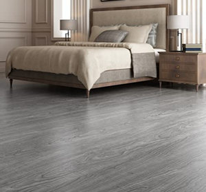 lot 6735 image: Art3d Peel and Stick Floor Tile Vinyl Wood Plank 54 Sq.Ft, Light Grey, Rigid Surface Hard Core Easy DIY Self-Adhesive Flooring