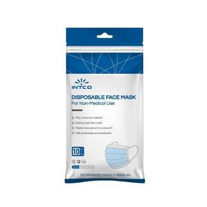 lot 13720 image: Intco Non-medical Disposable Face Mask - 10ct