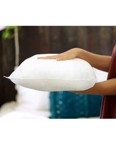 lot 13724 image: Foamily Throw Pillows Insert Set of 2 - 26 x 26 Premium Hypoallergenic Euro Sham Decorative for Bed or Couch Made in USA