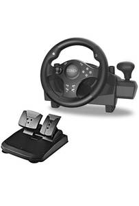 lot 13729 image: Xbox Steering Wheels with Pedals and Shifter, PS4 Gaming Racing Wheel 270° with Gear Lever for Xbox one, Xbox 360, PC, Playstation 3, Nintendo Switch, Android Car Sim game Driving Force DOYO