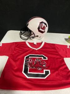 lot 14567 image: football Jersey and helmet size medium