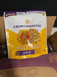 lot 14569 image: 12 Qty Crunchmaster Multi-Seed Original Crackers 4oz