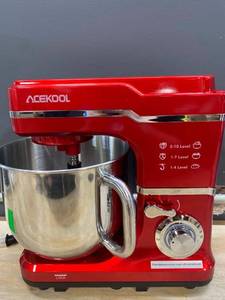 lot 15669 image: Acekool Stand Mixer, 7.5Qt 10 Speed 660W Tilt Head Electric Food Mixer