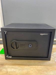 lot 15682 image: Amazon Basics Biometric Safe 10x14x10