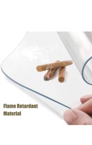 lot 15761 image: Kuyal Clear Chair Mat, Hard Floor Use, 48 x 30 Transparent Office Home Floor Protector mat Chairmats (30 X 48 Rectangle)