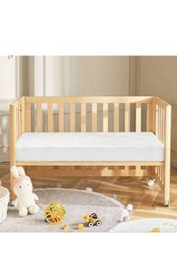 lot 15780 image: Dourxi Crib and Toddler Mattress - Ideal Breathable & Quiet Foam Mattress Airflow Sleep Surface with Removable Washable Outer Cover, Lightweight Crib Mattress