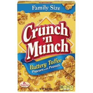 lot 18572 image: CRUNCH N MUNCH Buttery Toffee, 12 OZ 5 Pack Use date June 26 2022
