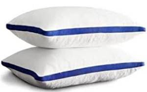 lot 18581 image: Tencel Molblly Shredded Memory Foam Pillow,Sleeping Pillows Pack of 2,Hypoallergenic Bed Pillows for Neck Pain, 100% Cotton Shell,Non-allergenic & Anti dust mite,Standard Size Bed Pillow