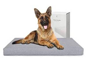 lot 18582 image: PETLIBRO Dog Bed for Crate, Memory Foam Dog Crate Bed 41 x 29 Large Dog Bed Orthopedic Plush Mattress for Therapeutic Joint&ampMuscle Relief Removable&ampWashable Bed Cover with Waterproof Inner Lining
