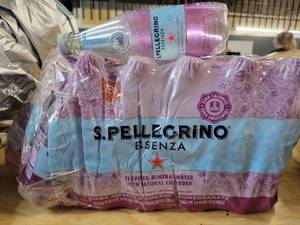 lot 18594 image: S.Pellegrino Essenza Dark Morello Cherry Pomegranate Flavored Mineral Water w...