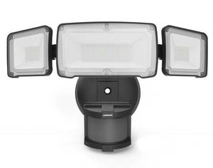 lot 5890 image: 35W Security Lights Motion Sensor 3500LM- Black