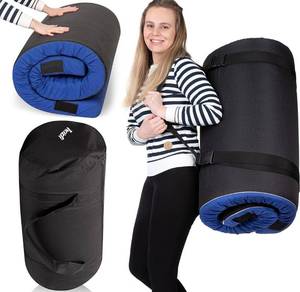lot 6752 image: Memory Foam Camping Mattress - Waterproof Foldable Roll Up Floor Mattress for Adults - Portable Foam Sleeping Pad for Camping 75x28x3 - Mat Pad Floor Bed Roll