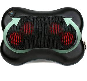 lot 6768 image: Zyllion Shiatsu Back and Neck Massager - Premium Spa-Like 3D Kneading Deep Tissue Massage Pillow (Wired) with Soothing Heat for Muscle Pain Relief, Athletes, Chair and Car - Black (ZMA-13-BK)