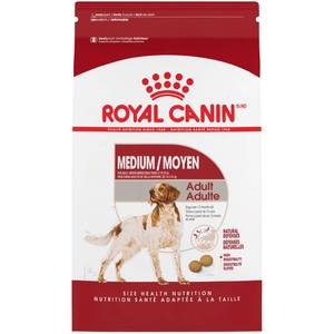 lot 6807 image: Royal Canin Medium Breed Adult Dry Dog Food, 30 lb