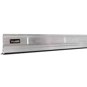 lot 6809 image: Xcluder 48 in. Versa-Line Rodent Proof Door Sweep, Mill Aluminum Finish - Seals out Rodents and Pests, Easy to Install, Lot of 2