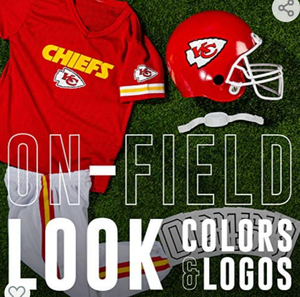 lot 6817 image: Franklin Sports NFL Kids Football Uniform Set - NFL Youth Football Costume for Boys & Girls - Set Includes Helmet, Jersey & Pants, Size S Jersey and Size M Pants
