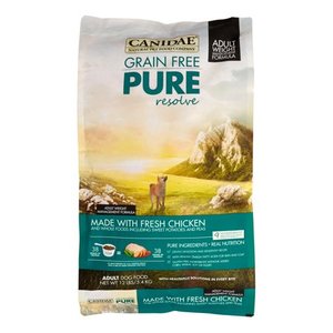 lot 6823 image: Canidae Pure Resolve Grain-Free Weight Management Fresh Chicken Adult Dry Dog Food, 12 lb,