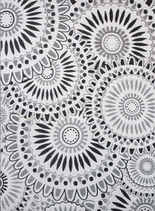 lot 6841 image: SMM005 Reversible IndoorOutdoor Plastic Rugs Waterproof Mat Easy to Clean Outdoor Patio MatsUse for Patio, Deck, Garage, Picnic, Beach, Camping, Or Everyday Use--Grey8x10