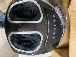 lot 13759 image: Foot Massage Machine with Heat Therapy,Remote Control Three-Level Gear Setting,Air Compress ion,Deep Kneading Delivers Relief for Tired Muscles,Increases Blood Flow Circulation