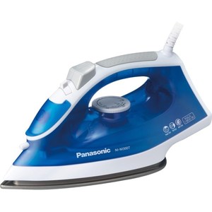 lot 13766 image: Panasonic NI-M300TA 1,500-Watt Steam-Circulating Iron with Curved Nonstick Titanium-Coated Soleplate