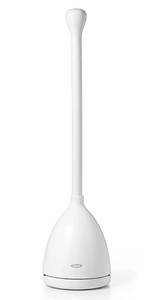 lot 13777 image: OXO Good Grips Toilet Plunger with Holder