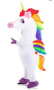 lot 13785 image: Unisex Adult Inflatable Unicorn Costume