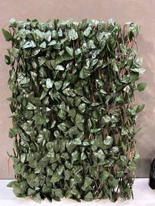lot 15783 image: DearHouse Fence Privacy Screen for Balcony Patio Outdoor,Decorative Faux Ivy Fencing Panel,Artificial Hedges (Single Sided Leaves)