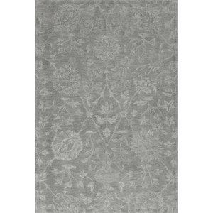 lot 15787 image: Addison Harlow Vintage Hand Tufted Grey Wool Area Rug