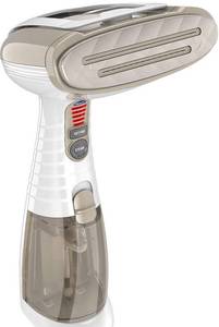 lot 15799 image: Conair Turbo Extreme Steam Handheld Fabric Steamer, WhiteChampagne