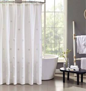 lot 15800 image: Tahari Home  Grace Bath Collection  Heavyweight Shower Curtain 72x72