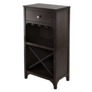 lot 36905 image: Winsome Eugene Accent Table, 18.9 inches, Espresso