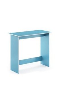 lot 36906 image: Furinno 14035 Simplistic Study Table, Light Blue