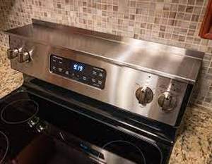 lot 36894 image: Metal Magnetic Stove Spice Shelf - Brushed Nickle