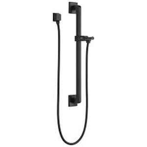 lot 36896 image: AOL Matte Black Outdoor Adjustable Slide Bar
