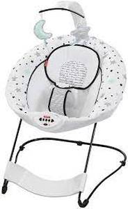 lot 36900 image: Fischer Price See and Soothe Deluxe Bouncer