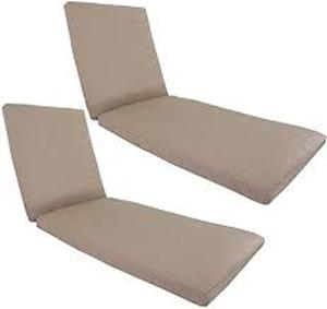 lot 36915 image: Sunbrella 74 in. Chaise Lounge Cushion Canvas