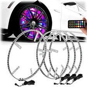lot 36928 image: 4pcs LED Whell Light Kit With Moving LED Chasing function