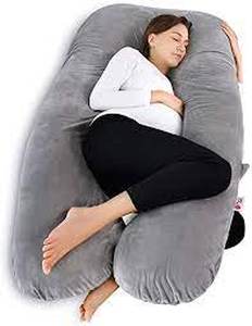 lot 36942 image: Grey Maternity Pillow