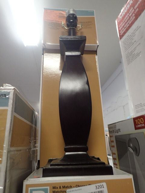 lot 3201 image: Hampton Bay Mix & Match Bronze Timeless Table Lamp