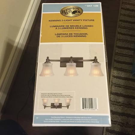 lot 3172 image: Hampton Bay Kenning 4-light Vanity Fixture