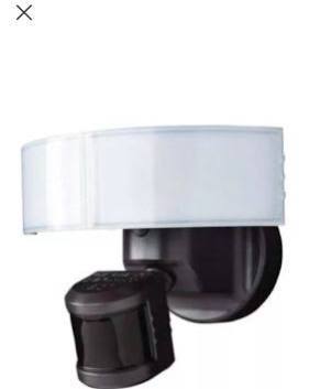 lot 3178 image: 180 Outdoor Adjustable Bronze Hardwired Led Motion Wall Mount Security