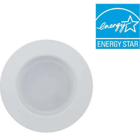 lot 3215 image: Philips 65W Equivalent Soft White 56 in. Retrofit Trim Recessed Downlight Dimmable LED