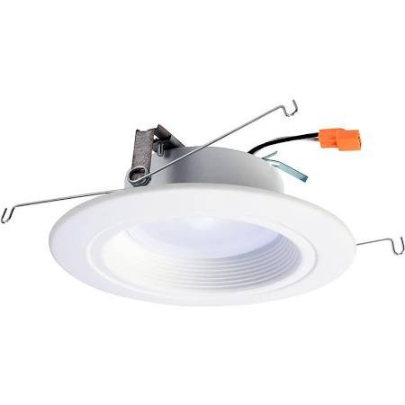 lot 3228 image: Halo 5 in. and 6 in. Matte White Recessed LED Retrofit Baffle-Trim Module 80 CRI 4000K
