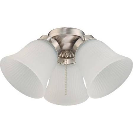 lot 3235 image: Westinghouse Ceiling Fan Light Kit, Brushed Nickel,Lighting Accessories, by Westinghouse Lightng