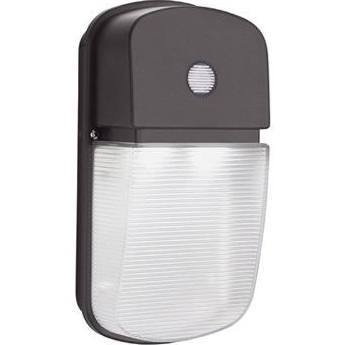lot 3220 image: Lithonia Lighting OLWP 11 PE BZ M4 LED Wall Mounted, Bronze