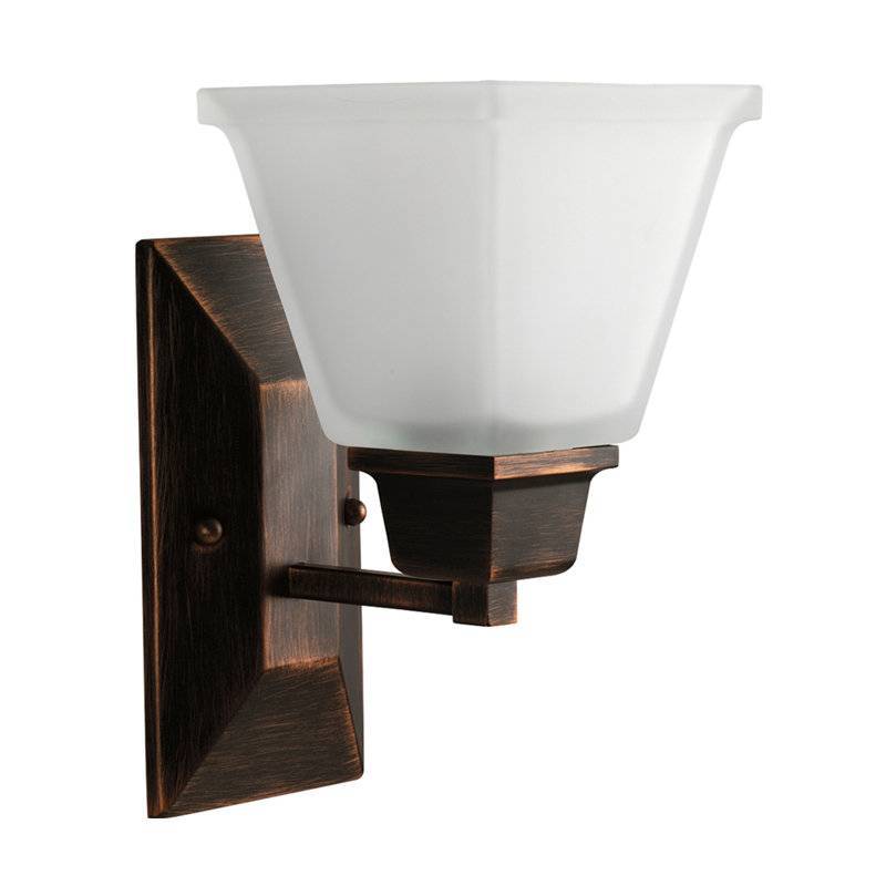 lot 3006 image: Progress Lighting North Park Collection 1-light Venetian Bronze Wall Bracket
